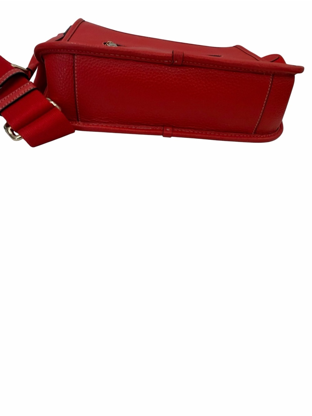 Coach CA290 Dempsey File Bag Leather Crossbody in Miami Red - Picture 10 of 10
